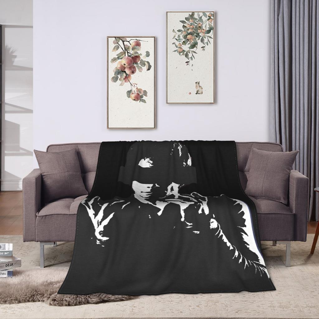 Dexter TV Show Movie Poster Blanket Flannel Spring Autumn Morgan Lightweight Thin Throw Blankets for Sofa Car Bedding Throws
