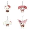 Lovely Kuromi Meledy Yuge Gugu Plush Toy Hanging Pendant Japanese Cartoon Bag Decoration Gift