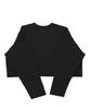 A NOTHING Vintage P. Dyeing Cut-Out Crop-Tee (Black)
