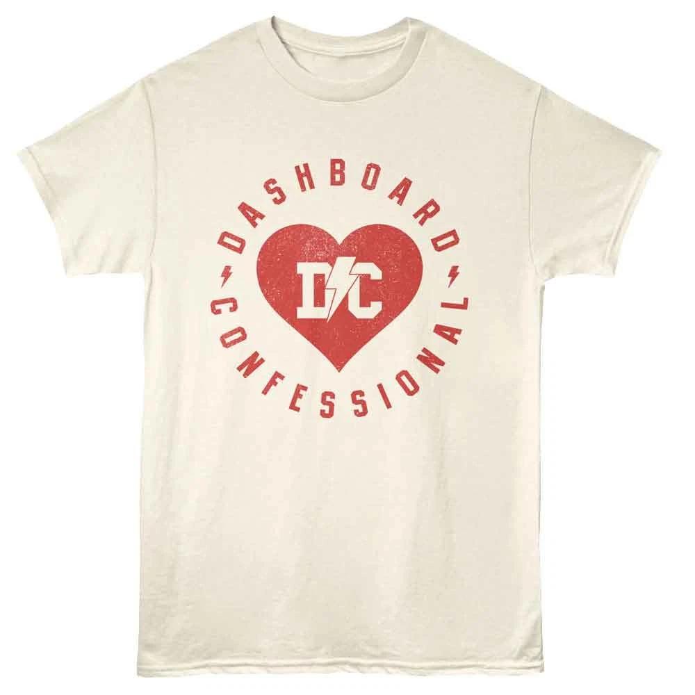 Dashboard Confessional - Lightning Bolt Heart - Off-White - Unisex Children s T-shirt 100