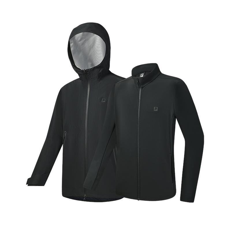 

Новая водонепроницаемая, ветрозащитная, дышащая и теплоизолирующая куртка-ветровка FILA Fitness для мужчин A11M541704FBK XXL