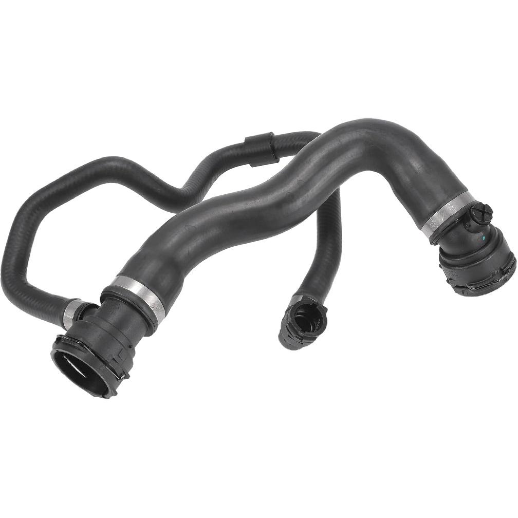 Engine Radiator Hose No.17127640916 Lower Coolant Hose Pipe for BMW 528i XDrive 2.0L 2012-2016 Rubber Black
