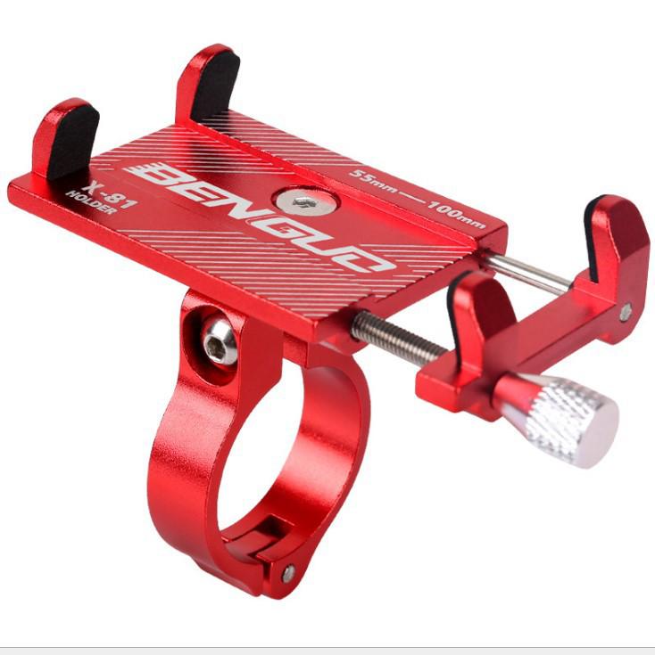 Aluminum Alloy Bicycle & Motorcycle Mobile Phone Holder - Multifunctional Navigation Mount