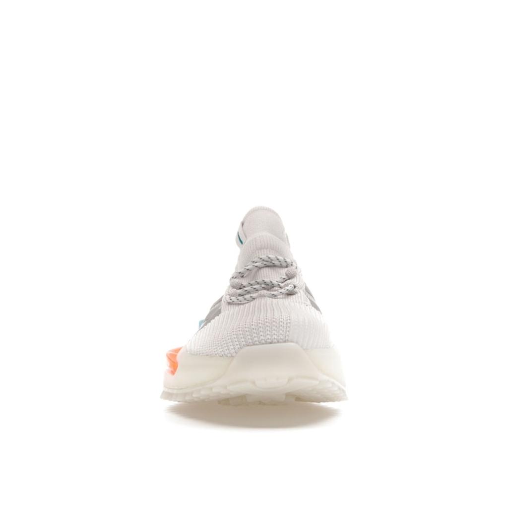 Adidas NMD_S1 Hvit Oransje Teal Unisex Sneakers Skyhvit Mgh-Solid-Grå Off-White FZ5707