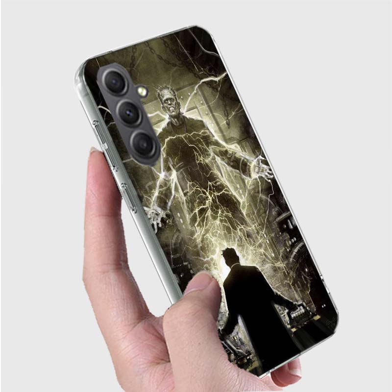 Horror F-Frankenstein Phone Case For Samsung A16 A26 A36 A56 A17 A03S A04S A02S A05S A50S A30 A20 A70S A40 A21 Galaxy Note 20 10
