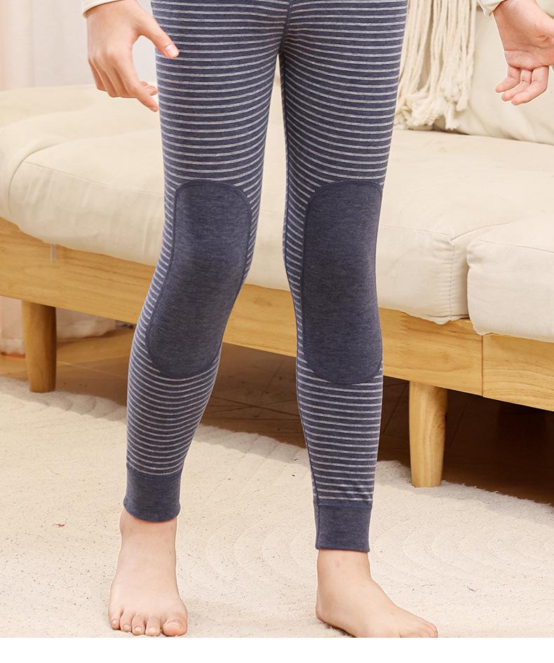 Children's Warm Wool Long Johns: German Velvet for Boys, Girls, and Teens