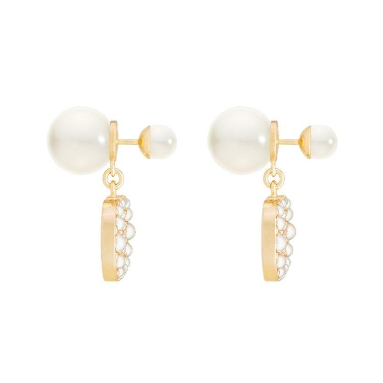 Dior Classic Pearl CD Earrings Women Earrings E1654TRIRS-D301