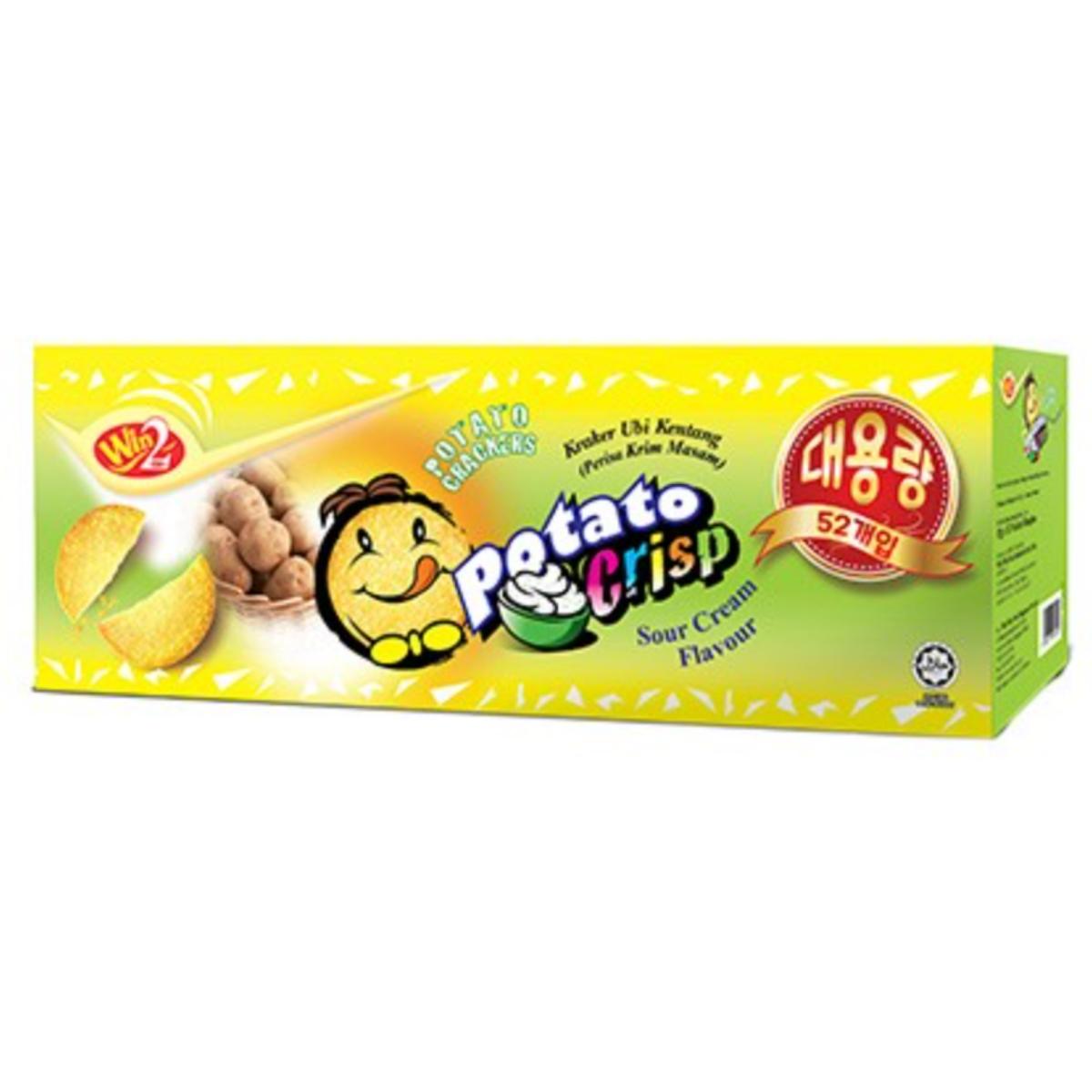 Potato Crisp Sour Cream Flavor Crispy Baked Snack 780g (15g x 52 pcs)