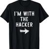 I'm With The Hacker Costume Halloween Matching Couple T-Shirt