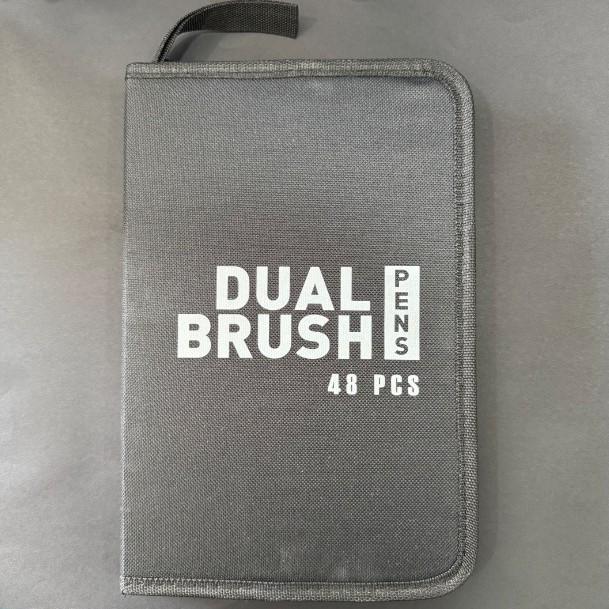 Dual-Tip Washable Watercolor Fineliner Set for Kids - Soft Tip Art Pens