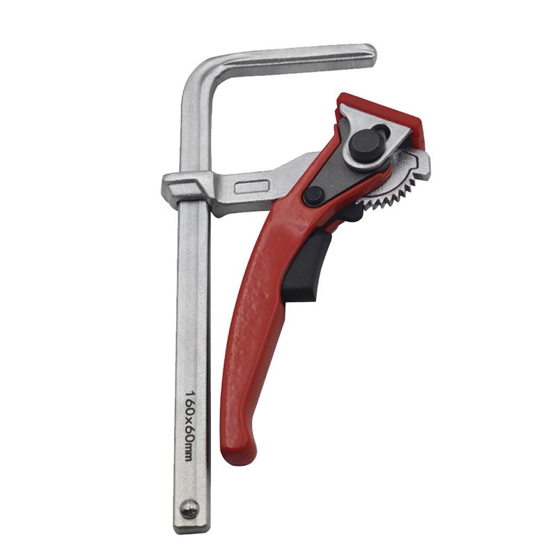 HOT Ratchet Table Clamp Quick Release Bar Clamp Steel Clamping F Track Clip for Hole Table and Guide Rail System