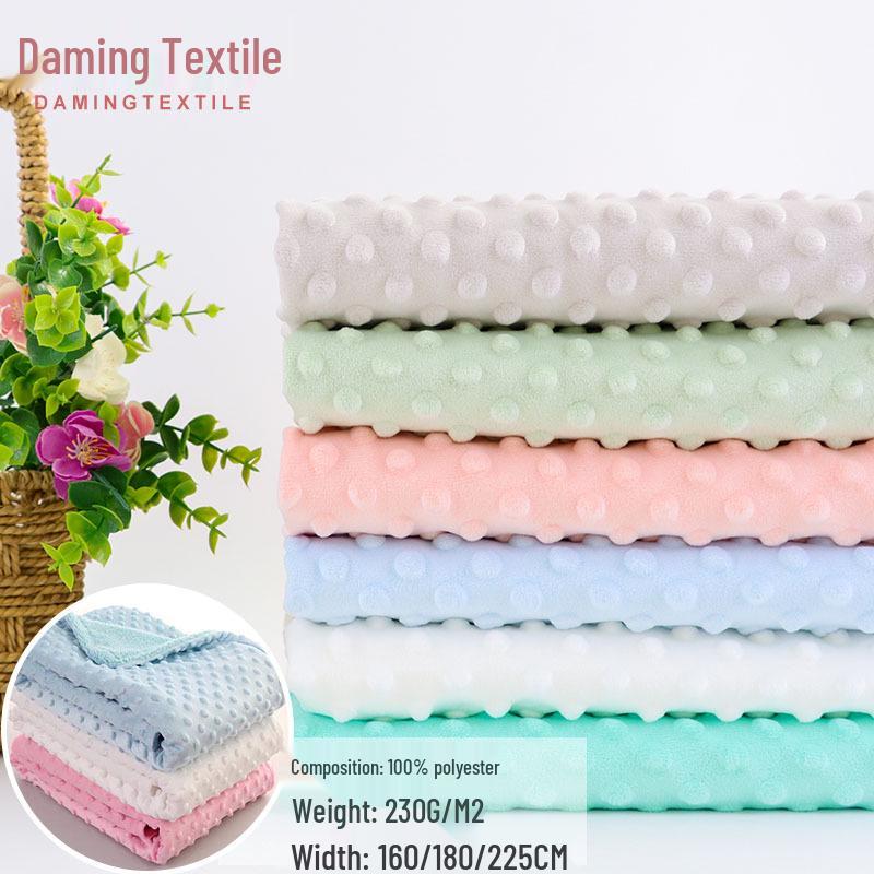 Spot Doudou Velvet Infant Sheet: Crystal Soft Bubble Velvet Fabric, Multiple Widths, Comforting Fit, Doudou Blanket Material