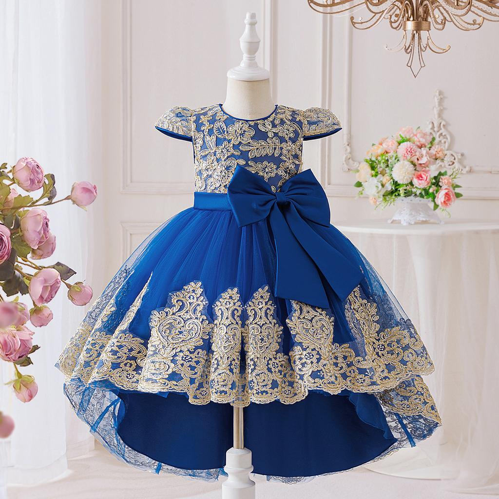 New Flower Girl Princess Wedding Dress for Children