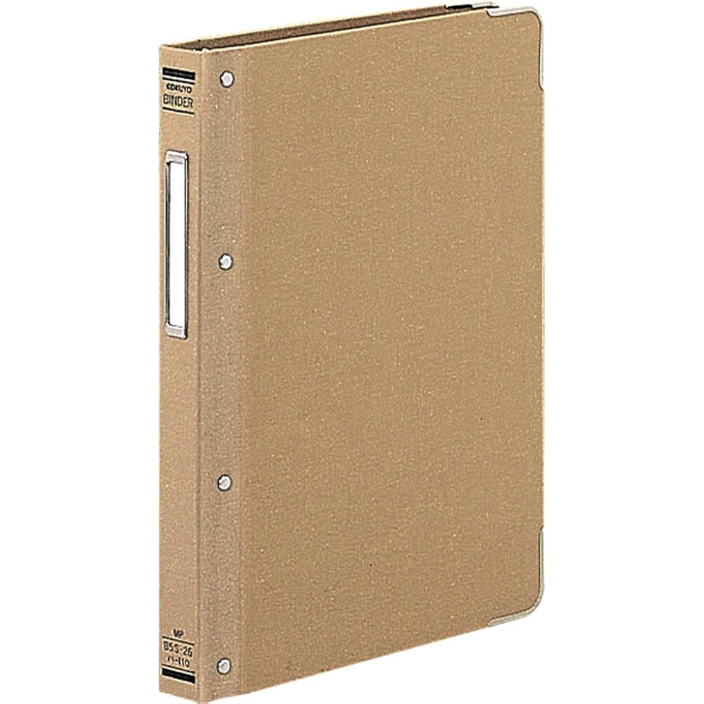 KOKUYO (KOKUYO) File Binder Cloth Sticker B5 Vertical Square with Metal, 26 Holes, Holds 100 Shee...