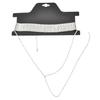 Multilayer Full Rhinestone Pendant Necklace Thick Women Statement Jewelry Gift