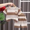 Summer Baby Girl Clothes Suit Boys Clothing Children Striped T Shirt Shorts Two Pieces Sets Toddler Casual Costume Kids Tracksuits