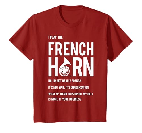 French Horn Classical Music Music Lover Brass Band Gift Funny Horn Player T-Shirt