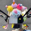 Electric Vehicle Cute Fur Ball Helmet Accessories