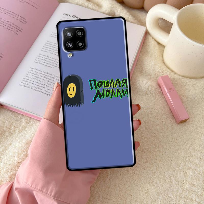 Poshlaja Molli Etui do telefonu Samsung Galaxy A52 A32 A12 A22 A72 A21S A52S A50 A70 A33 A53 A73 A71 A51