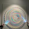 50 Stuks Regenboog Holografisch Acryl Vierkante Holo Plexiglas Tegels Iridescent Acryl Kunst Creatie