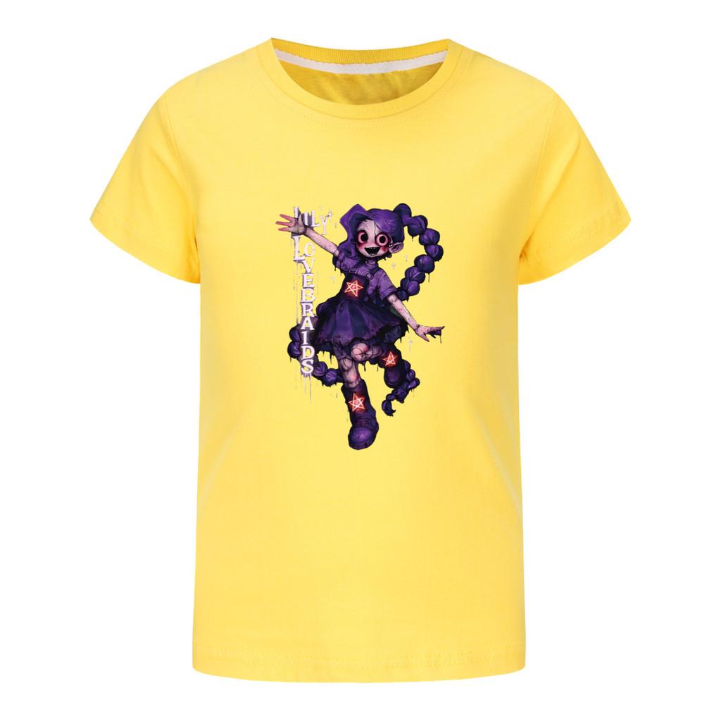 5583 T-shirt in Cotone a Maniche Corte Lily Lovebraids per Bambine e Ragazze