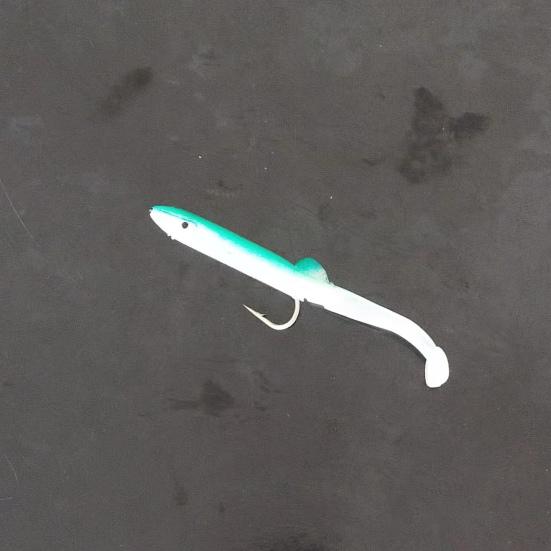 5Pcs/Pack 12cm/4.2g PVC Fishing Lure Lightweight Impact Resistant Artificial Eel Bait for Sea Fishing