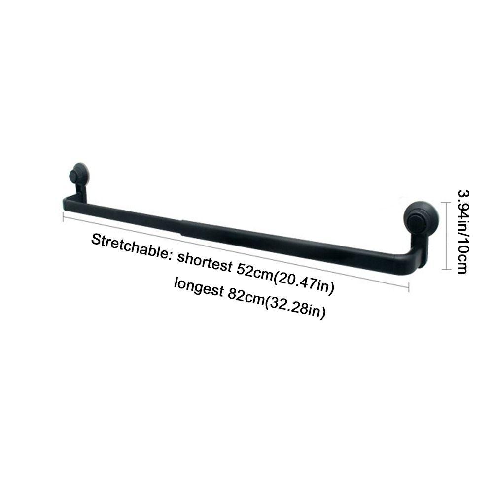 Aluminum Zinc Zinc Alloy Vacuum Suction Cup Towel Rack Non-punching Towel Holders  for Kitchen