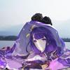 Raiden Shogun Beelzebul Anime Blankets Flannel Genshin Impact Inazuma Lightweight Thin Throw Blanket for Bed Bedspread