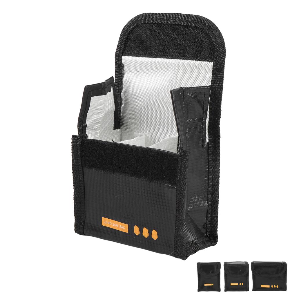 Battery Safe Bag for Flip Drone Nylon Fireproof Explosion Proof Protective Li Battery Storage Pouch 