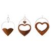 Decorative Plant Hanging Holder Heart Shape Hanging Planter Pot with Hook for Enhancing Indoor and Outdoor Decoration