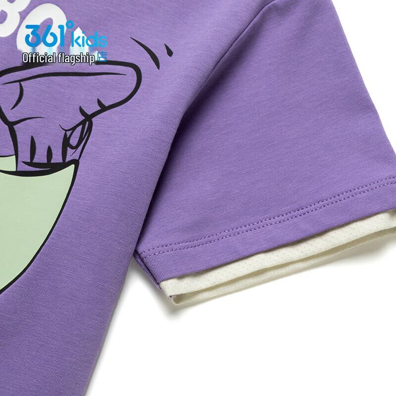 361° Toddler Boys' Faux Two-Piece Cartoon Short-Sleeve Knit Top