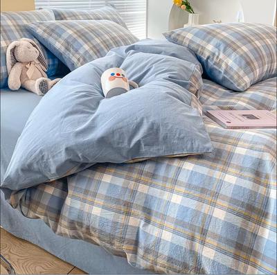 Housse de couette et taie d'oreiller imprimées dessin animé pour enfants 100% coton doux linge de lit, chambre de dortoir, 21 tailles, textile de maison