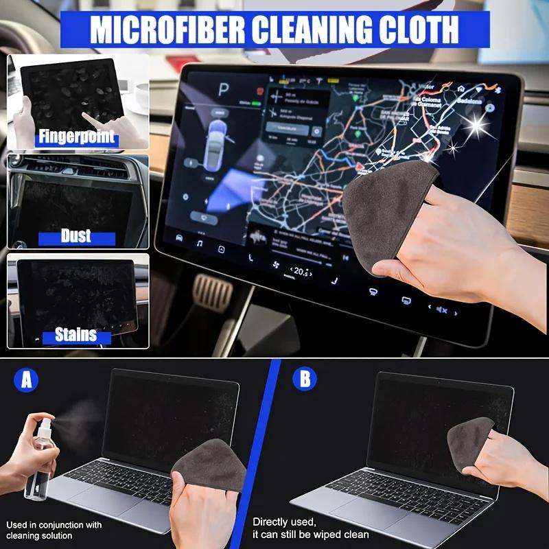 Ultra-Fine Microfiber Car Touchscreen Cleaning Cloth, Microfiber Touchscreen Cleaning Cloth for Dashboard and Display Screen
