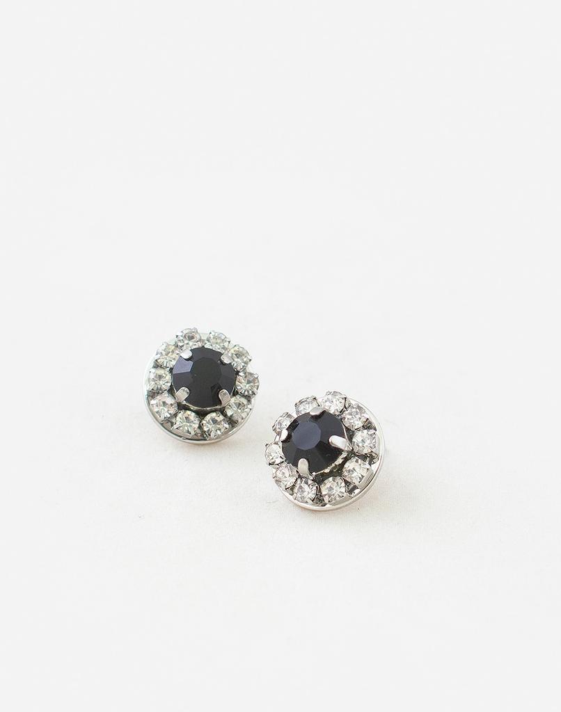 803Studio Black Dahlia Crystal Earring