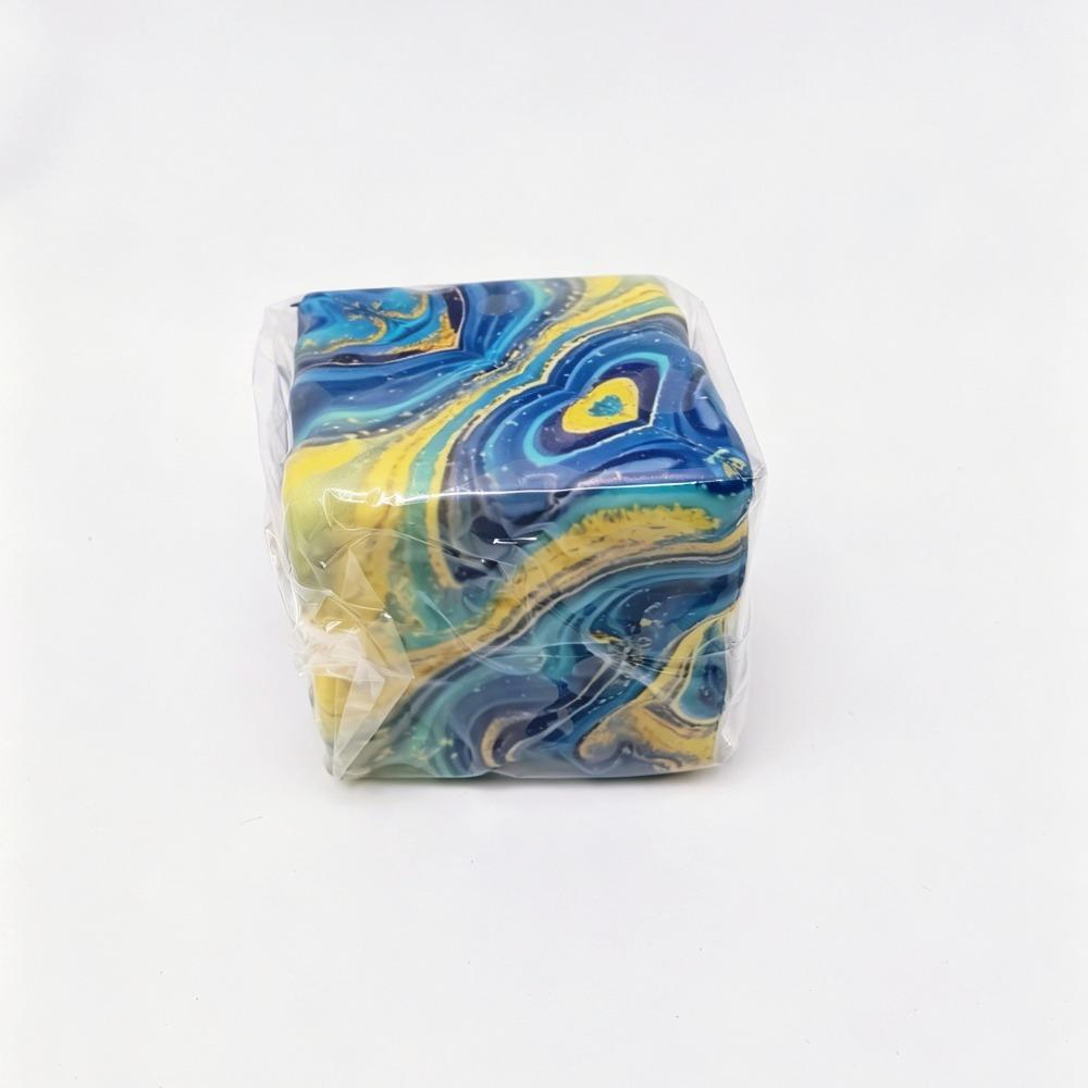 Hand Relax TPR Squeeze Toy Slow Rising Slow Rebound Toy Maltose Cube Stress Toy Children Gift Style 1