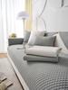 Mat, Blanket, Cover For Sofa Sofa 90X240 Cm, Gray, Heart Pattern