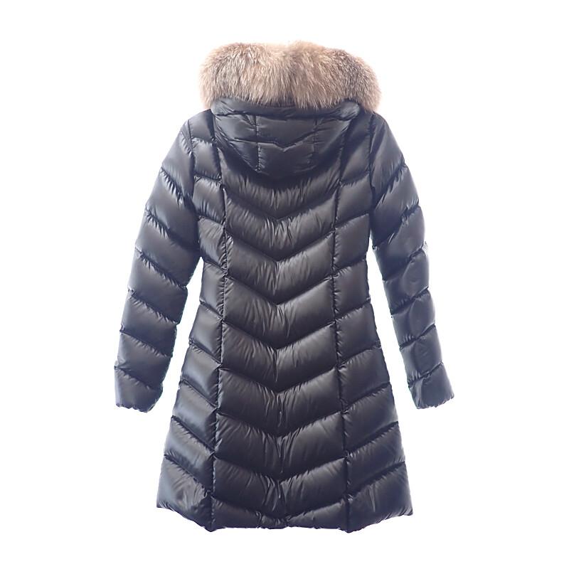 Moncler H20931C00069_C0065 Down Jacket Black Nylon Women