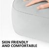 Lightweight Inflatable Foot Rest Pillow for Improved Circulation and Comfort in Travel Home or Office Setting