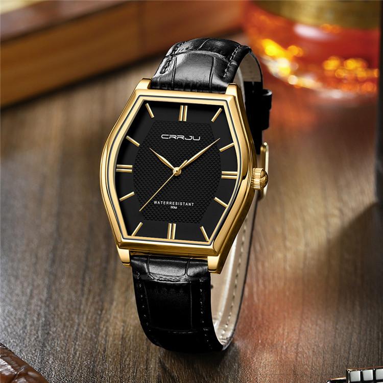CRRJU-5020 Pasek Modny Prosty męski zegarek na co dzień Męski zegarek Osobowość biznesowa Wodoodporny