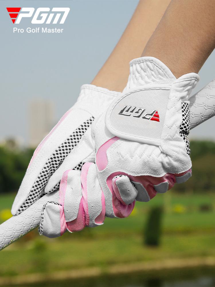PGM Women's Non-Slip Golf Gloves - Pair for Left & Right Hands, Professional Outdoor Grip