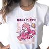 Kawaii Card Captor Sakura Magic Girl Print Ladies T-Shirt Casual Basis O-Collar White Shirt Short Sleeve Pink T-Shirt,Drop Ship