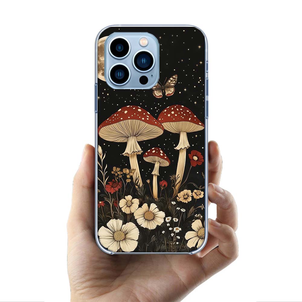 Colorful Mushroom Cases Phone Case For Iphone 17E 16E 17 Air 16 Pro Max 15 Pro 14 Plus 11 13 12 Mini Cover Cases Compatible with
