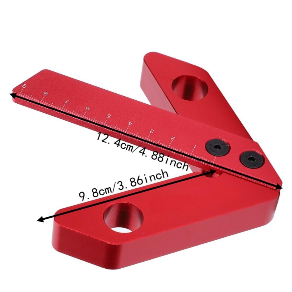 Aluminum Alloy Center Finder Scriber Square Center Scribe Line Gauge Center Finder For Carpenter