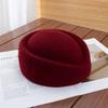 Hepburn vlněný cylindr Francouzský lehký luxusní klobouk s kupolí High-end baret Podzimní a zimní letuščí klobouk cylindr