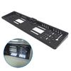 European License Plate Frame with 16 LED Lights and HD Rearview Camera