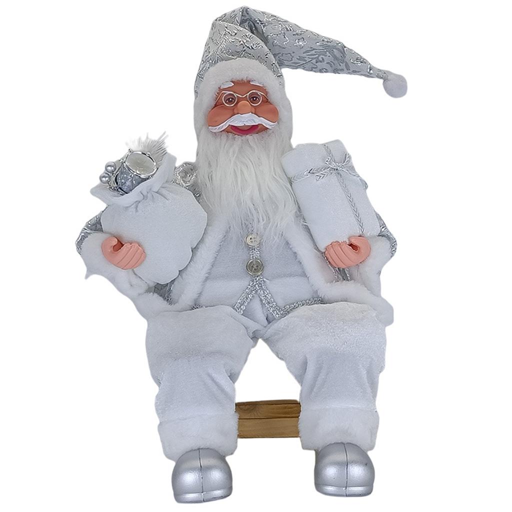 50cm Sitting Santa Clauses Decoration Fashionable Vivid Christmas Handiworks Artwaresfor Office Home Decoration