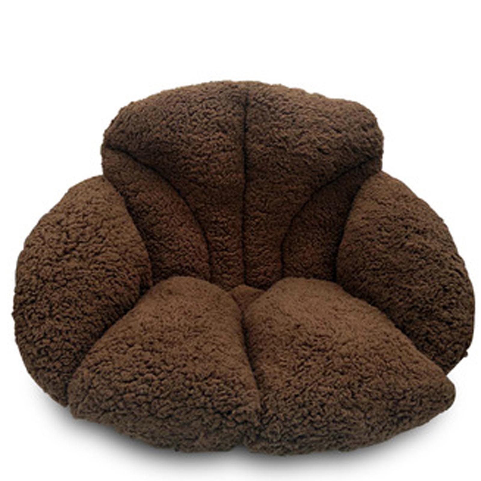 Plush Seat Cushion for Home Thick Buttocks Waist Support Winter Lambskin Chair Pad Warm Student Seat Cushion One Size 3080₽