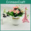Chrysanthemum Sunflower Square Pot Potted Plant For Living Room Tabletop