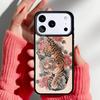 Japanese ukiyo-e Art Panther Tiger Phone Case for iPhone 17 16 15 14 13 Pro Max Back Cover for 12 11 Pro Coque