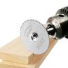 1Set High Speed Steel Circular Saw Blade Cutting Disc Rotating Drilling Tool Accessories For Wood Plastic And Aluminum